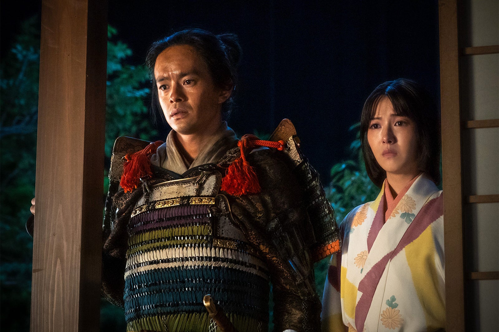 池松壮亮、浜辺美波「豊臣兄弟！」第8話（C）NHK