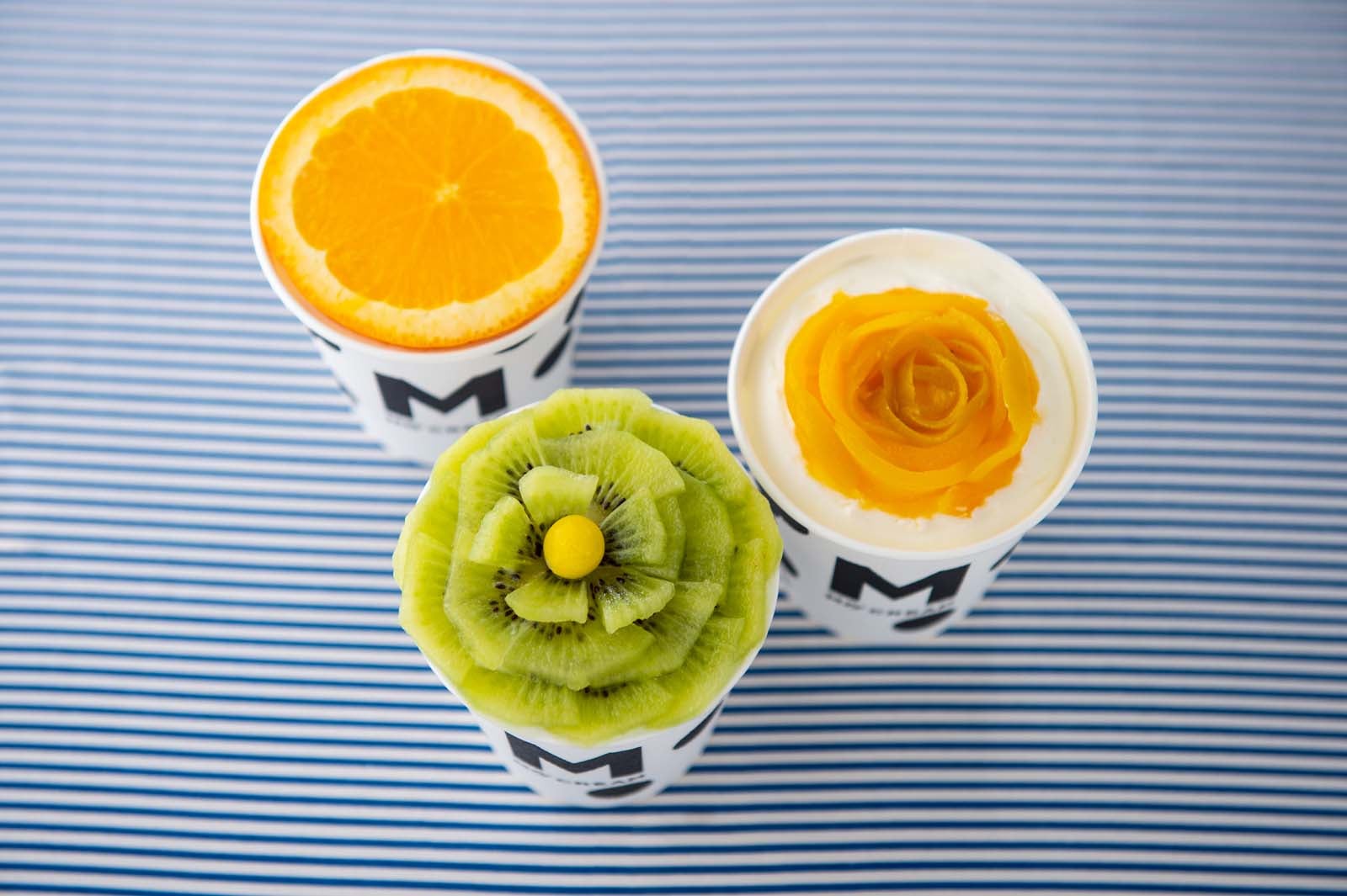 フルーツアレンジでお花風に