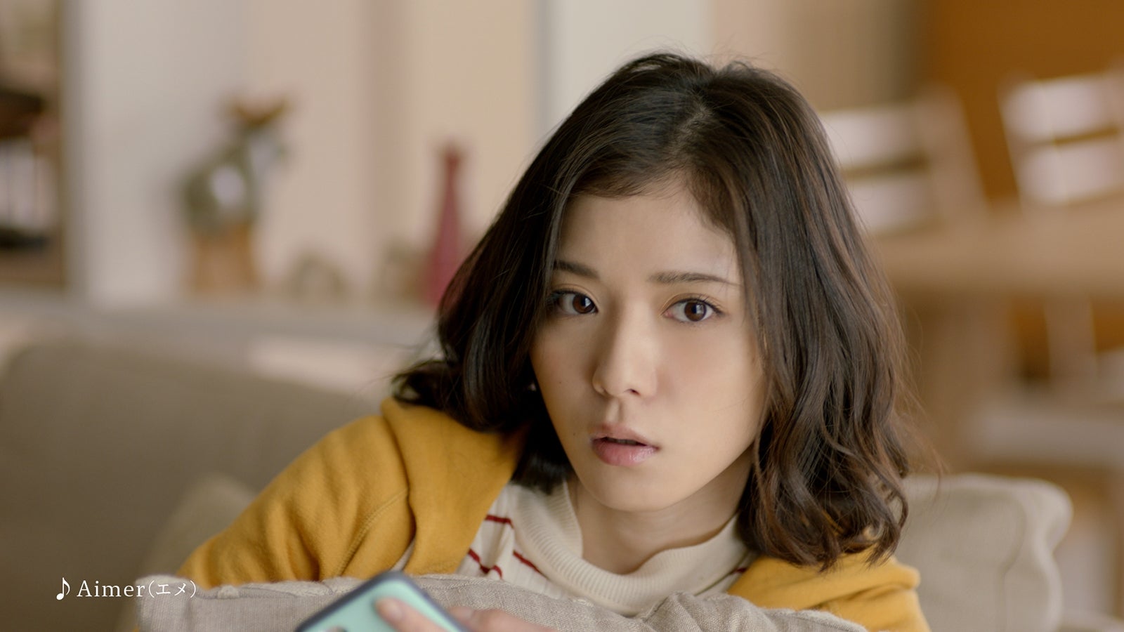 松岡茉優／新CMより（提供画像）