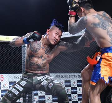 BD人気者モギ・5が大金星で待望勝利！RIZIN戦士から劇的ダウン奪取「やっと勝てた。みっくん本戦かな？」朝倉未来は「20.5は決定です」