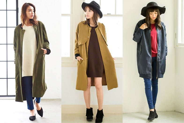 この秋注目アウター「MA-1」もロング丈でスタイルアップ！