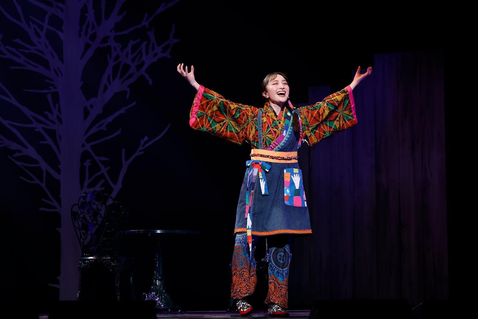 百田夏菜子／「第2回ももクロ一座 特別公演」舞台写真（撮影：コサカイカツミ）