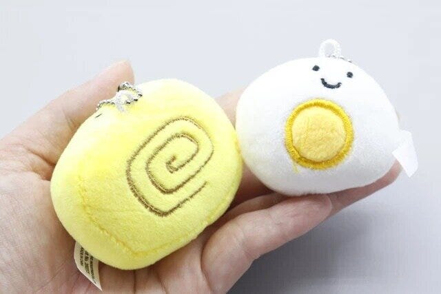 ダイソー　キーチェーン（タマゴ）