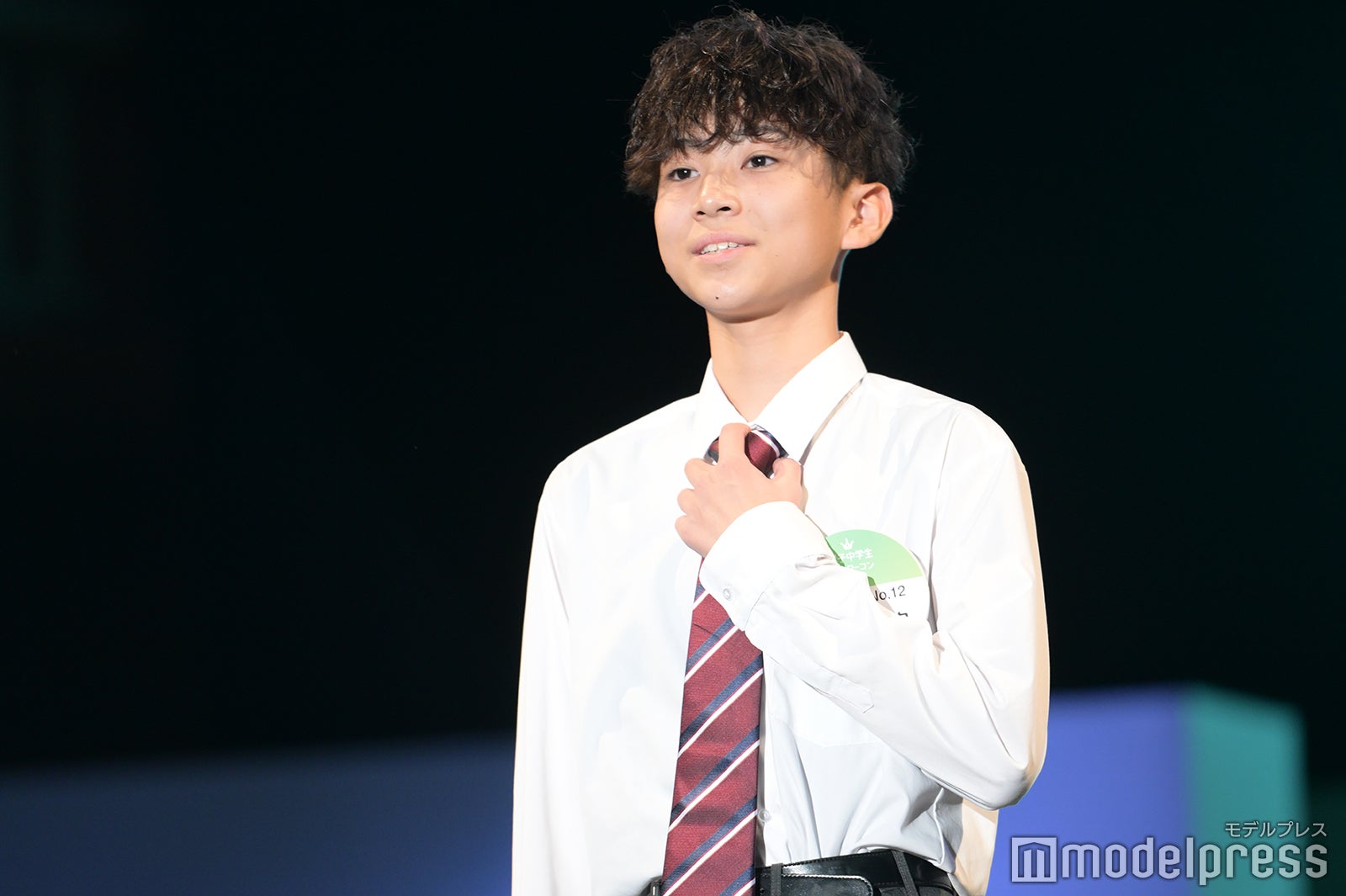 宗田悠良くん「男子中学生ミスターコン2023」ファイナル審査の様子（C）モデルプレス