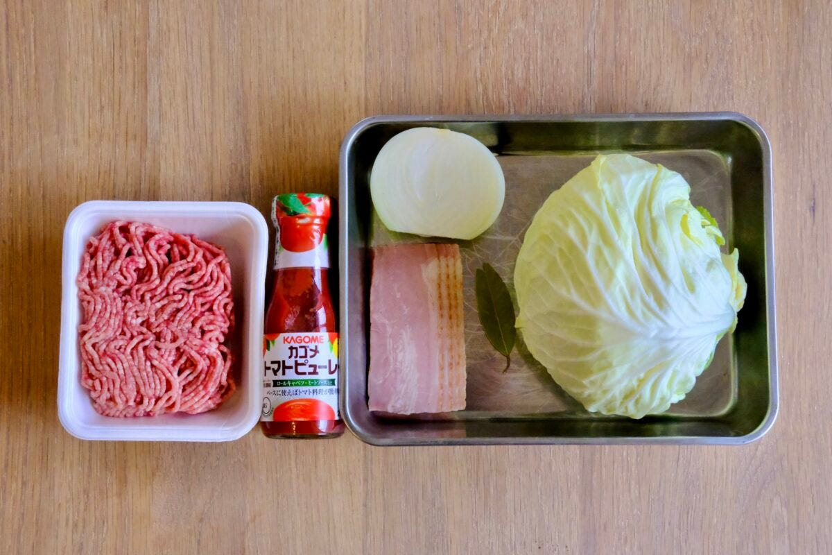 3分クッキング・簡単くるくるロールキャベツ