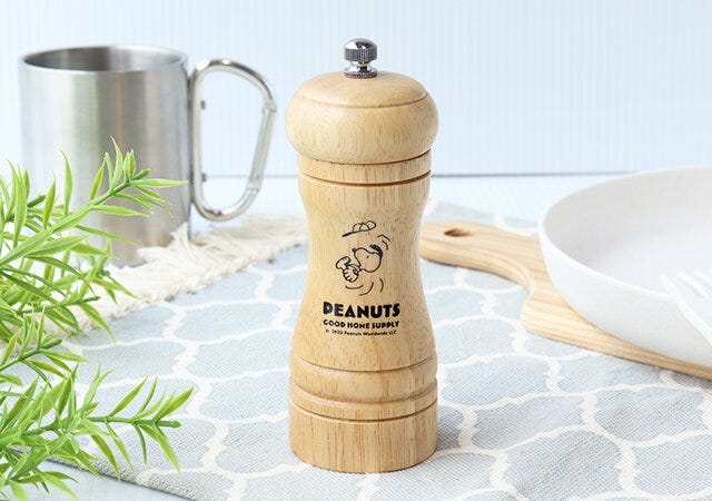 付録　ムック　宝島社　スヌーピー　ペッパーミル　木製　天然木