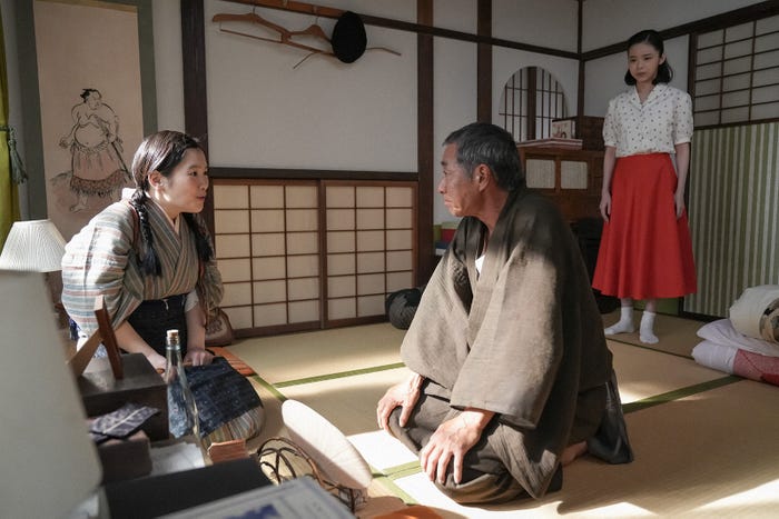 富田望生、柳葉敏郎、趣里「ブギウギ」第43話(C)NHK