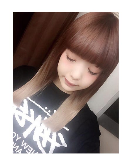 イメチェン前のにこるん/藤田ニコルTwitterより