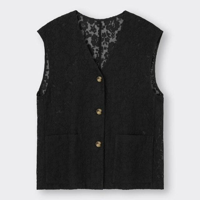 GU トップス 体型カバー ジレ GU トップス 体型カバー ジレ