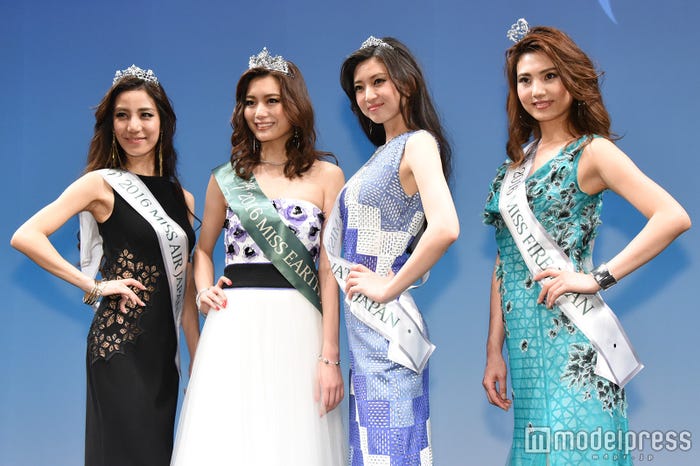「2016ミス・アース・ジャパン」入賞者(C)モデルプレス