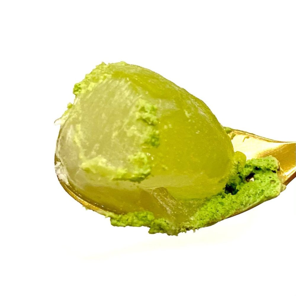 「生ワラモとろ生わらび餅お抹茶」