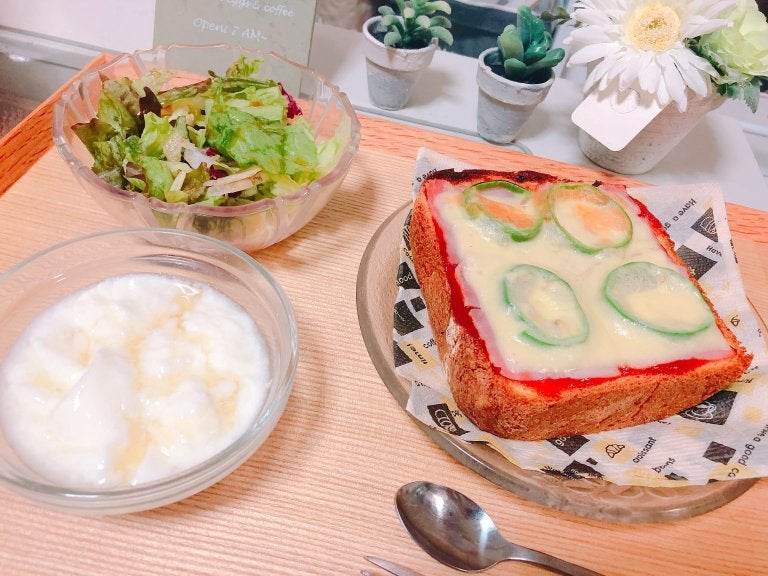 お家で簡単カフェ風モーニング