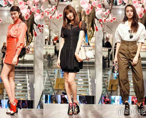 森星、八木アリサ、石田ニコルら来場 「FENDI」で一足早い“花見”を満喫