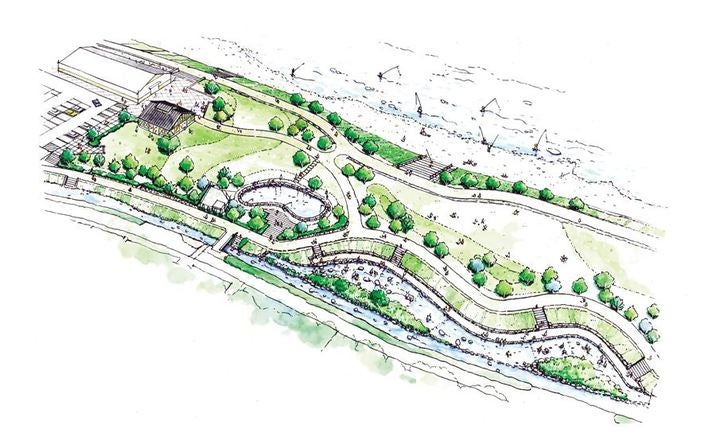 ​清流長良川あゆパーク（イメージパース）（提供画像）