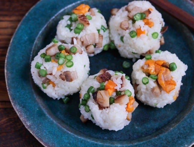 厚切りベーコンおにぎり