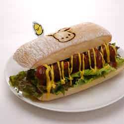 サンリオキャラクターホットサンド(全5種)各600円/ポチャッコ・ミートボールサンド(提供画像)