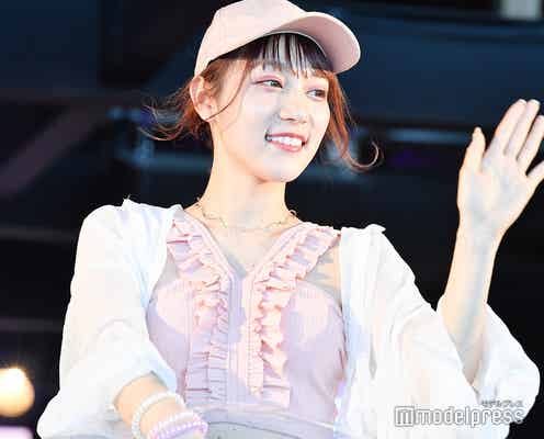 古川優香、ウエストチラ見せ キュートな夏コーデで登場<TGC BEACH 2019>