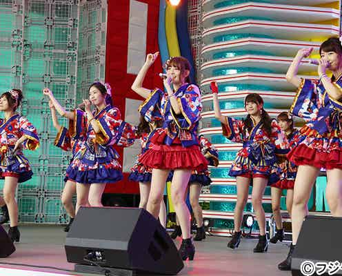 AKB48小嶋陽菜センター「ハロウィン・ナイト」 美脚あらわな浴衣姿で全7曲披露