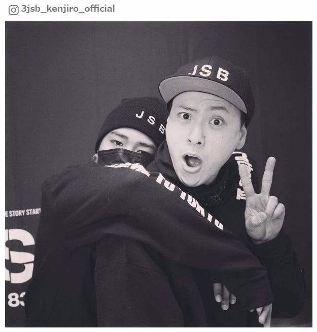 三代目JSB 山下健二郎＆ELLYの抱きつきショット「エリケン最高」「可愛すぎか」の声