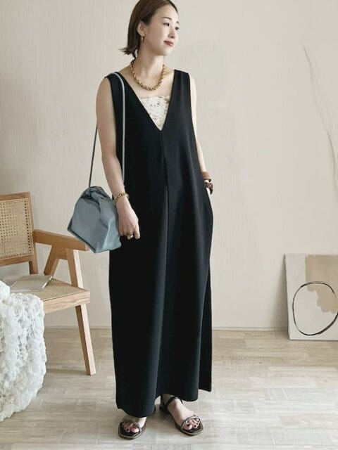 ノースリーブコーデ