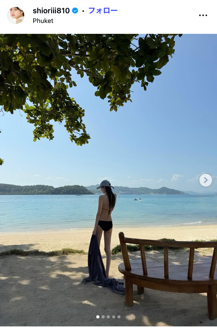 加藤栞Instagramより