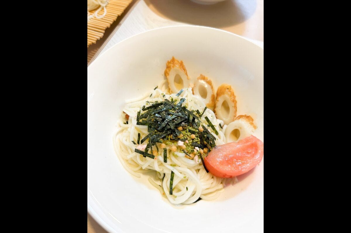 そうめん×お茶漬けのもと（あさイチ）
