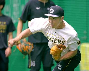 阪神・石井 21日にも実戦復帰 シーズン終盤の1軍復帰目指す