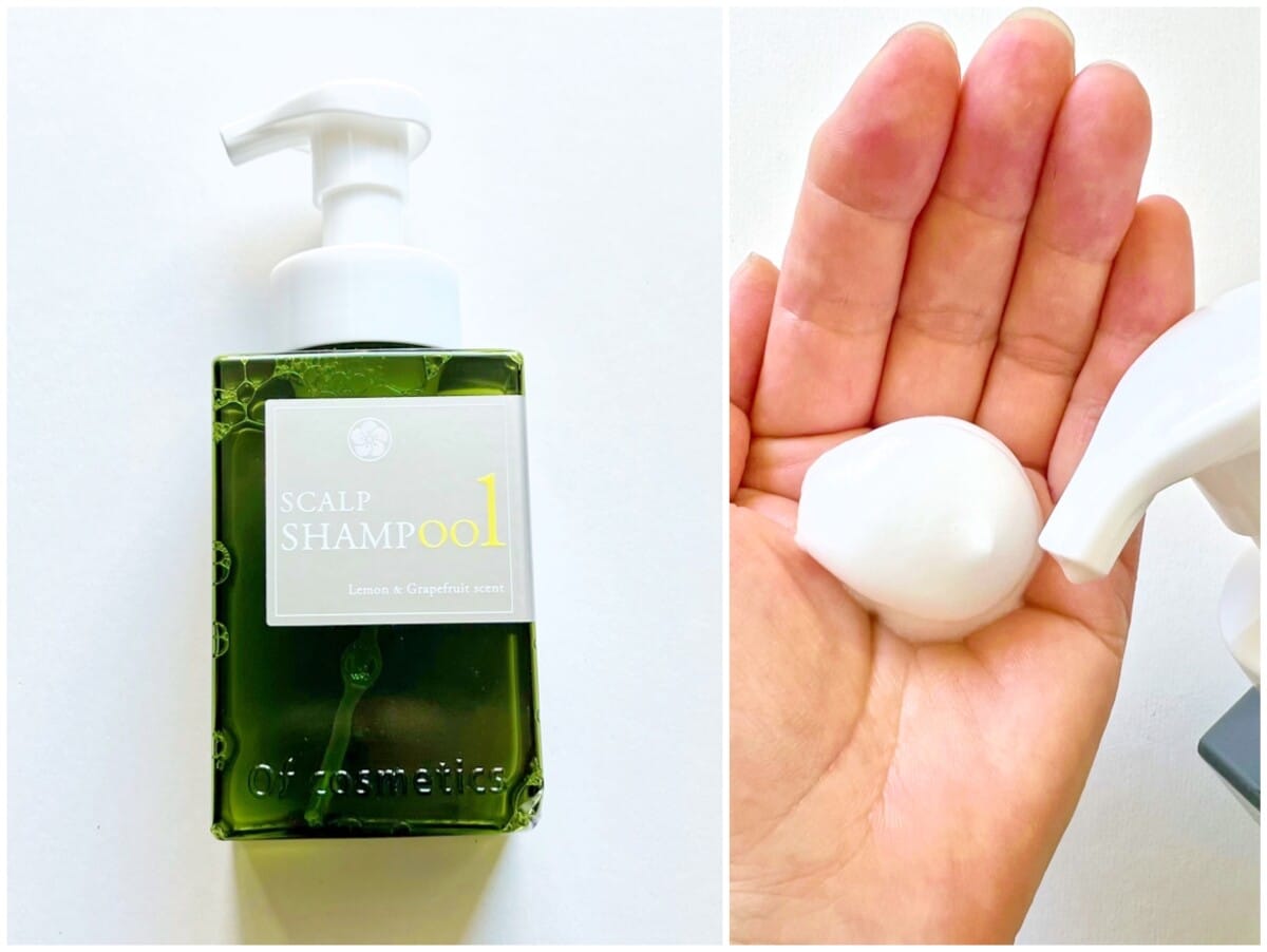 ワンプッシュでふんわり泡！