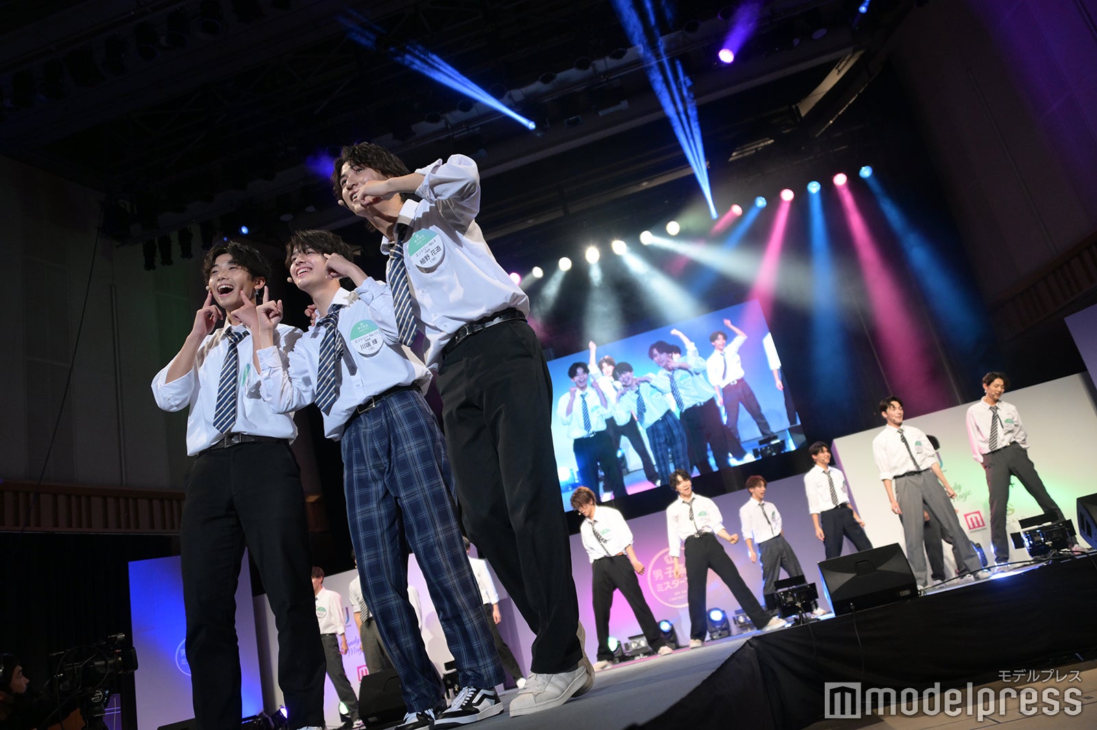 「男子高生ミスターコン2023」審査結果発表の様子（C）モデルプレス