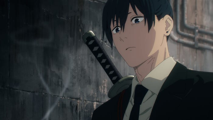 アキ「チェンソーマン」第2話より(C)藤本タツキ/集英社・MAPPA