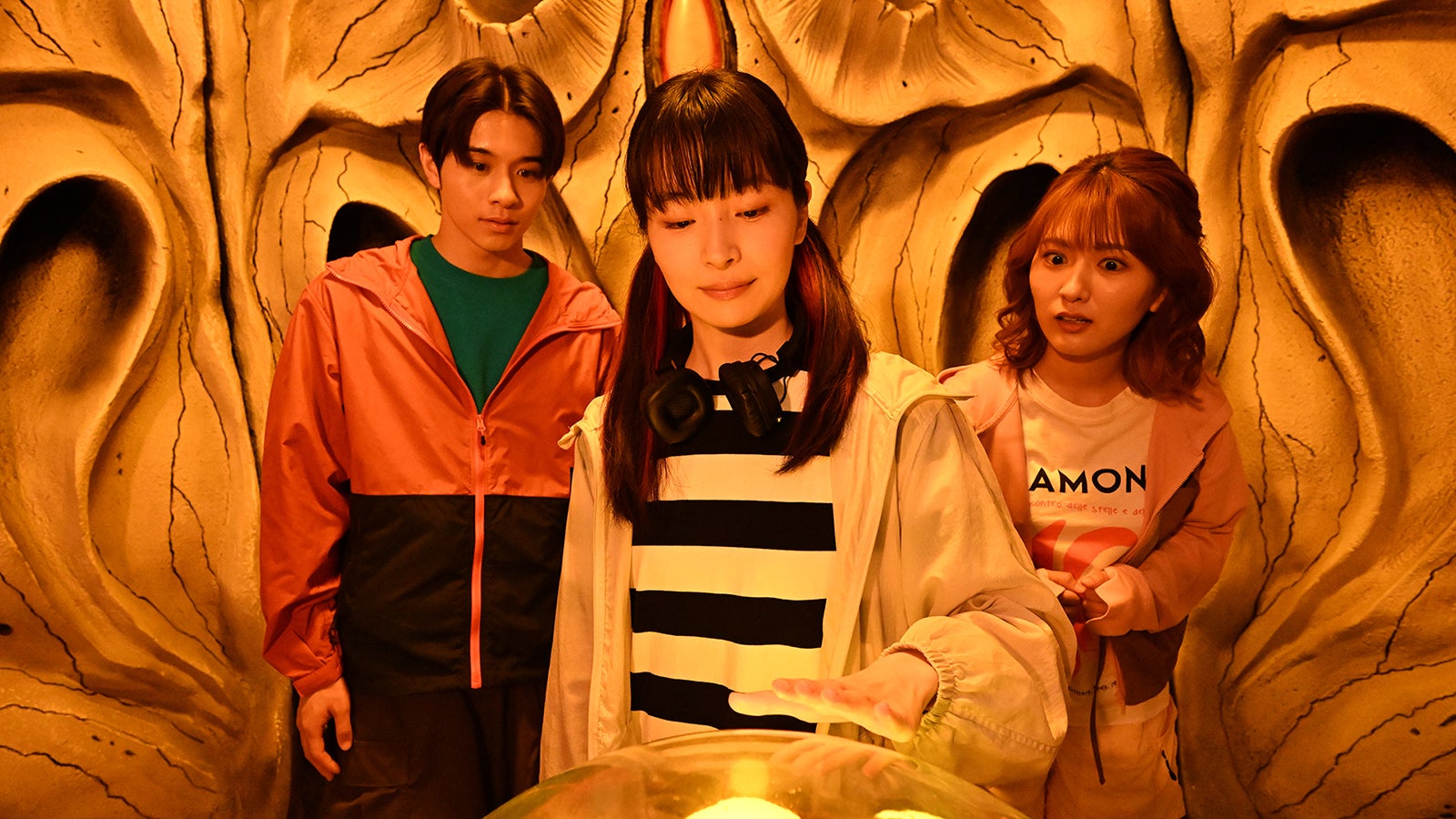 「ウルトラマンテオ」岩崎碧、中田乃愛、神谷天音（提供写真）