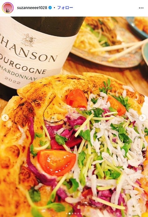 スザンヌInstagramより