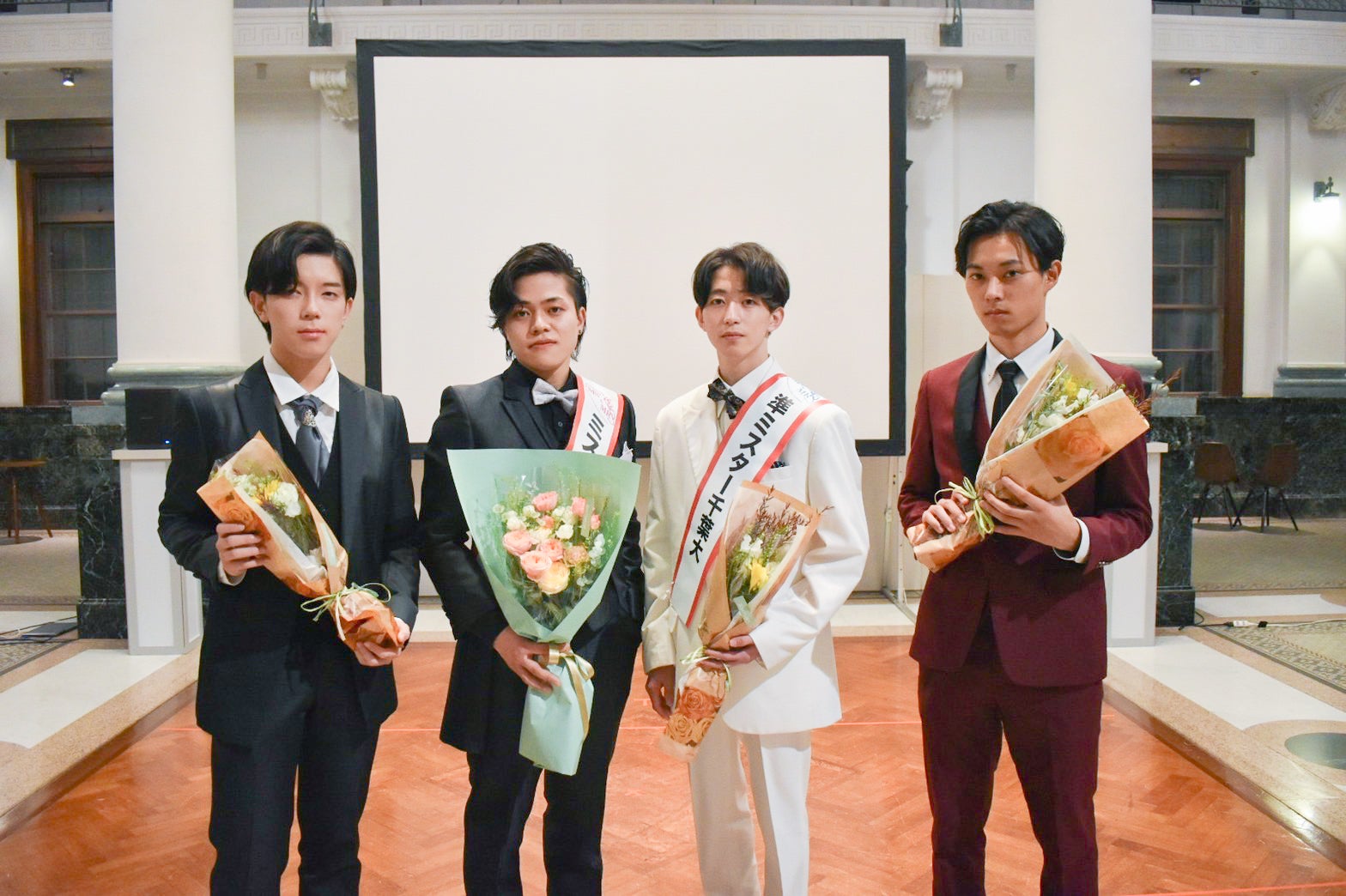 「千葉大学ミスターコンテスト2022」ファイナリスト（提供画像）