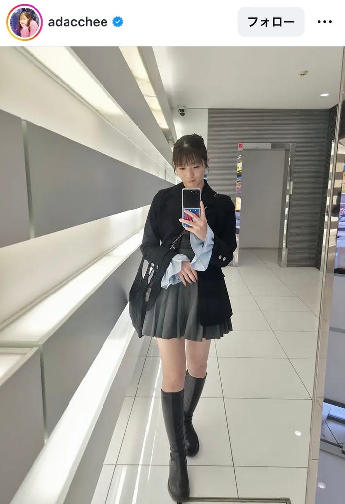 足立梨花Instagramより