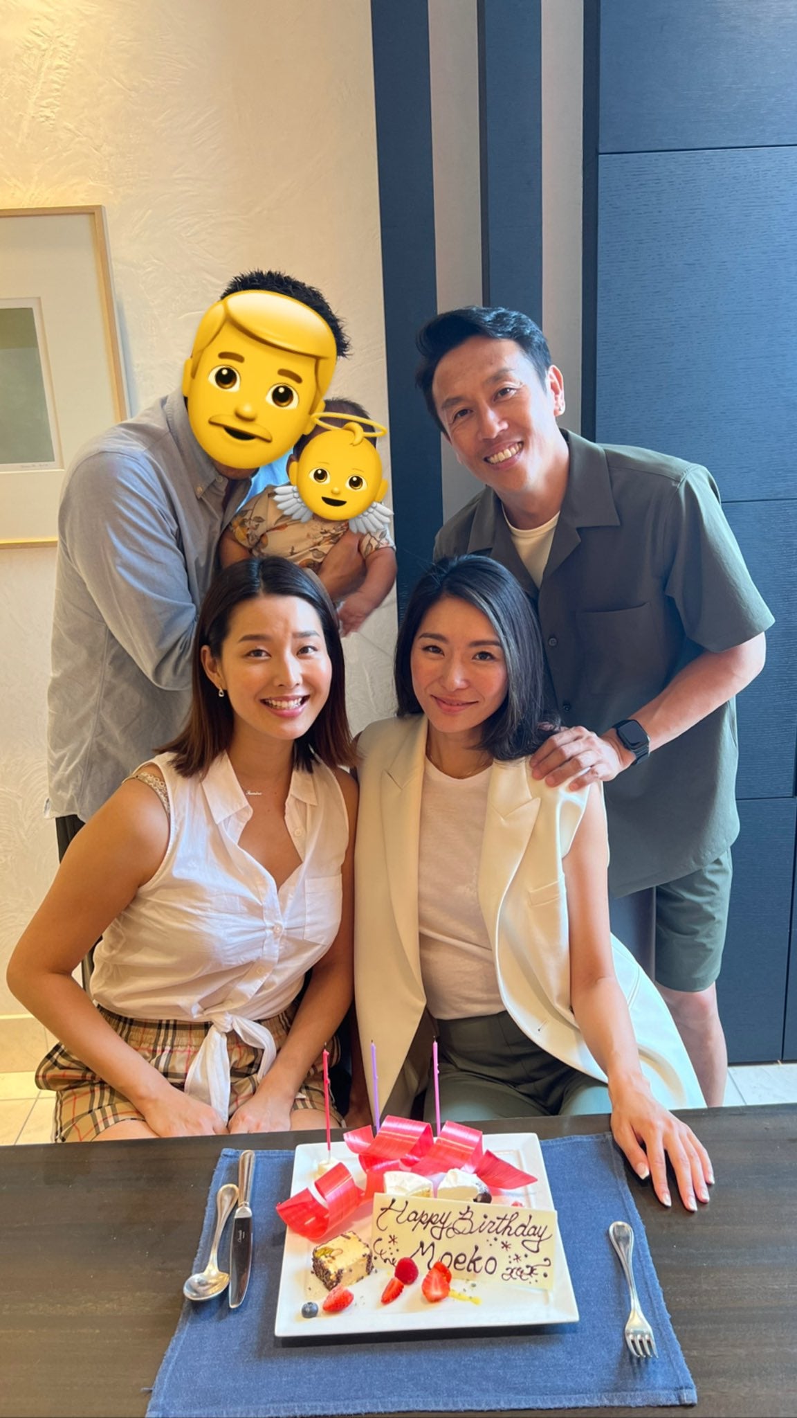 女性版バチェラー「初代バチェロレッテ」福田萌子、恋人＆第1子出産のすみれ家族との5ショット公開