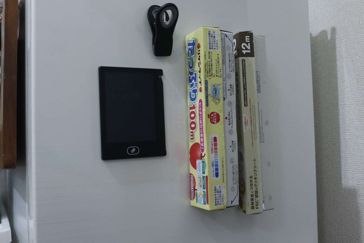電子メモパッド(4.4インチ) 冷蔵庫に設置 電子メモパッド(4.4インチ) 冷蔵庫に設置