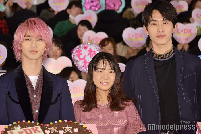 (左から)横浜流星、上白石萌音、杉野遥亮(C)モデルプレス