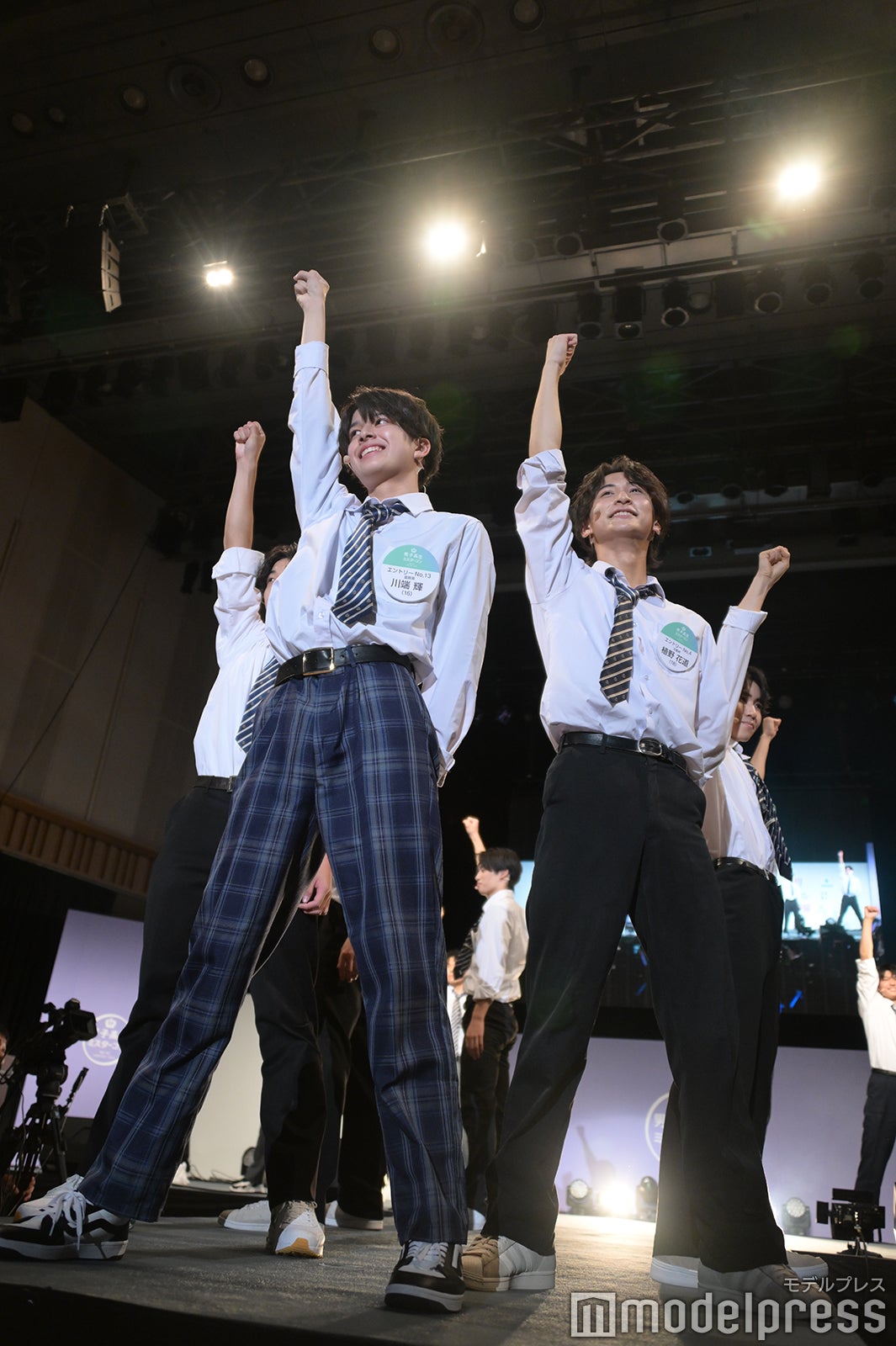 「男子高生ミスターコン2023」審査結果発表の様子（C）モデルプレス