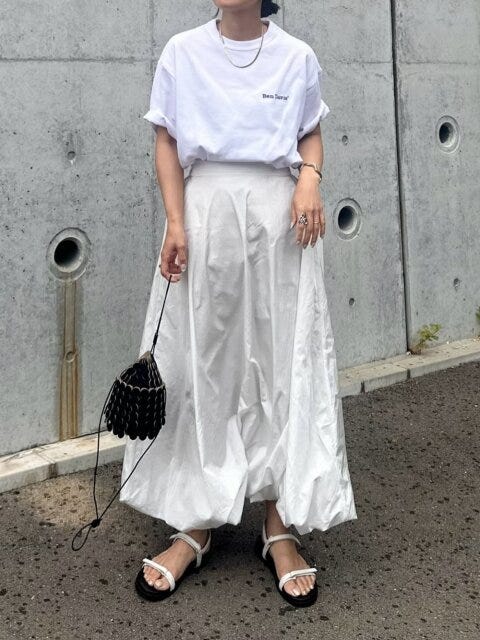 白T コーデ 白Tコーデ2