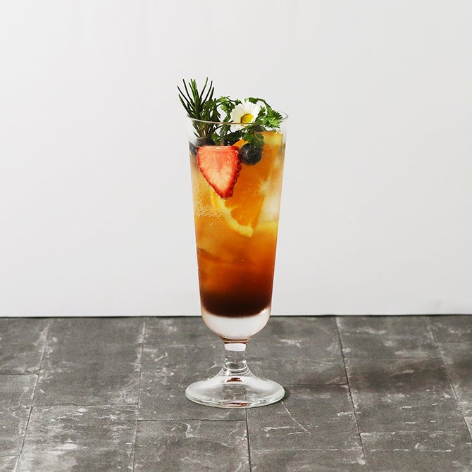 ハルジオンが咲く頃ティーソーダ ￥850（税抜き）（提供写真）