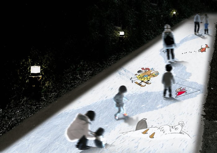 あいまいなものの道／画像提供：ムーミン物語