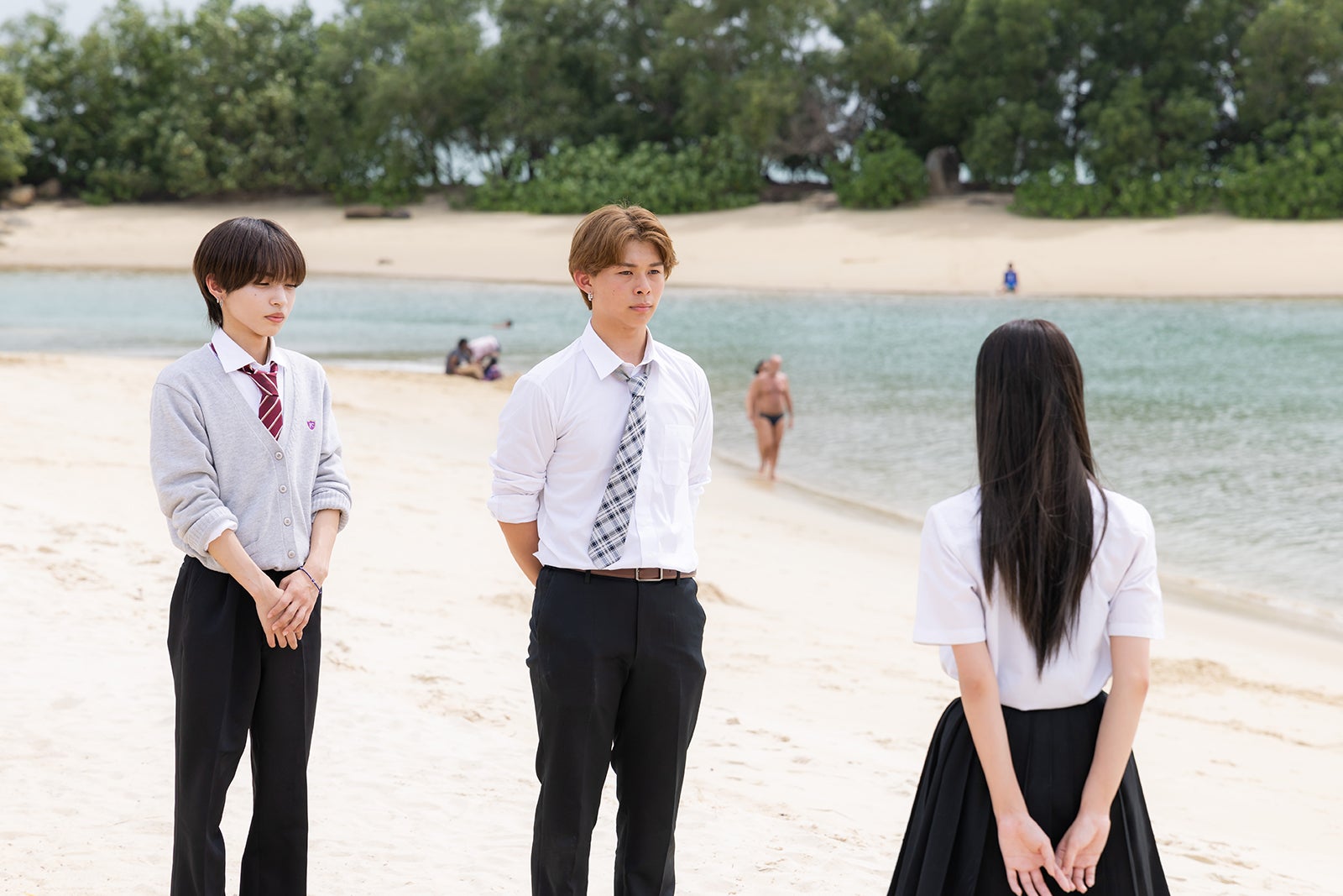 れお、いっさ、その「今日、好きになりました。卒業編2025inシンガポール」（C）AbemaTV, Inc.