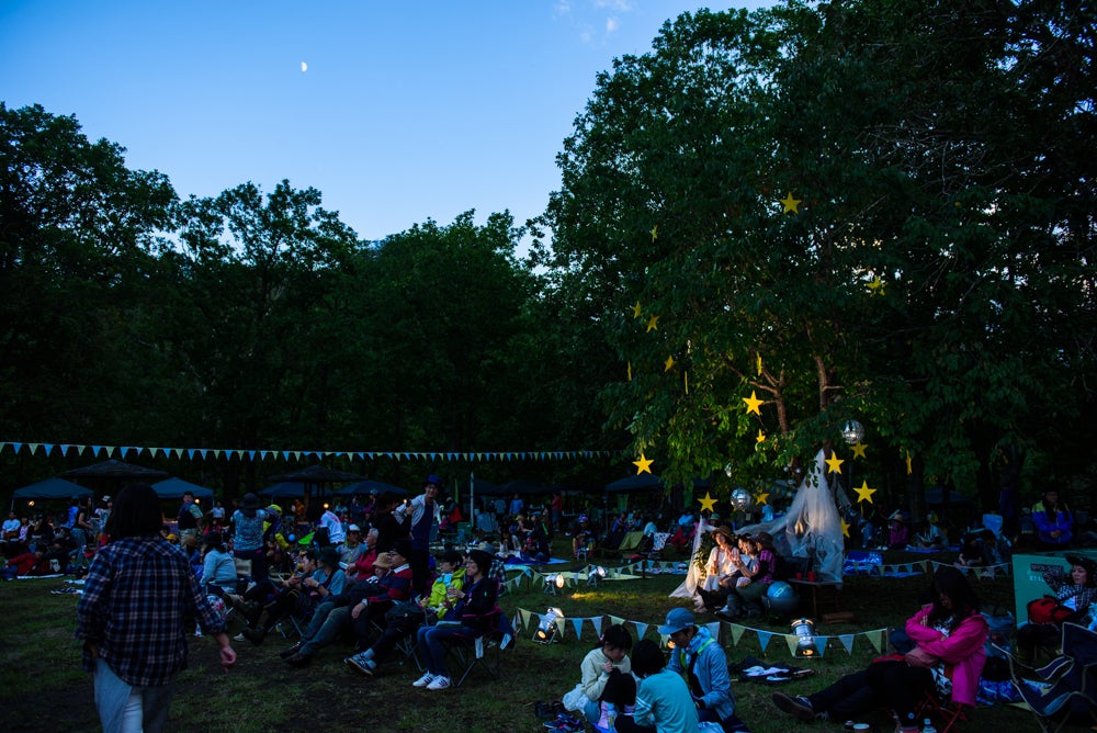 昨年の様子：会場内風景／画像提供：宇宙の森フェス実行委員会