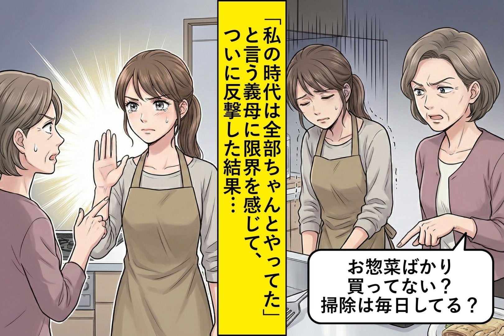 共働きで毎日必死なのに→「私の時代は全部ちゃんとやってた」と言う義母に限界を感じて...