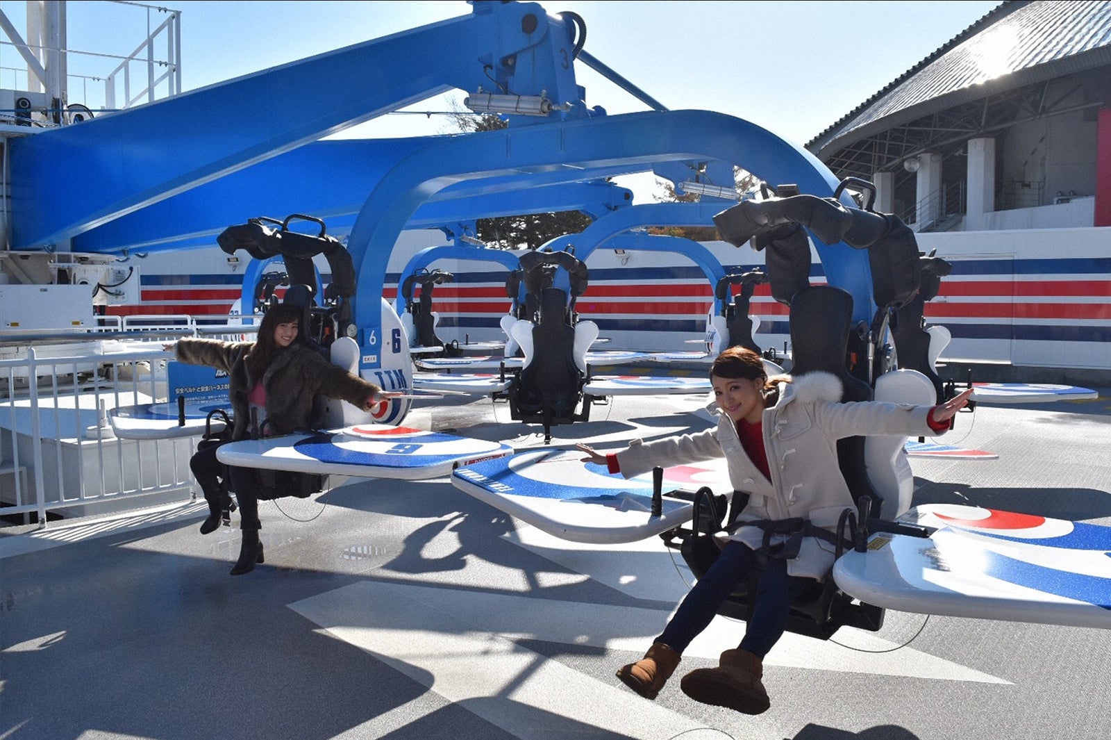 富士急ハイランドの絶叫アトラクションに挑戦（C）TBS