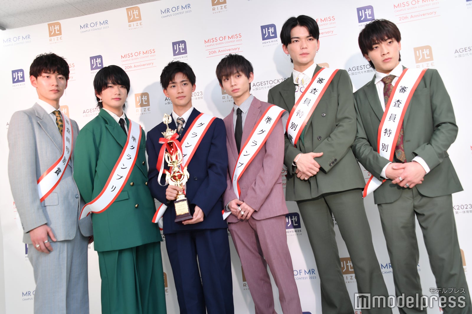 「MR OF MR CAMPUS CONTEST 2023 supported by メンズリゼ」受賞者 （C）モデルプレス