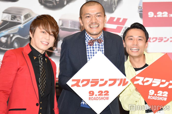 西川貴教、竹内まなぶ、石田たくみ(C)モデルプレス