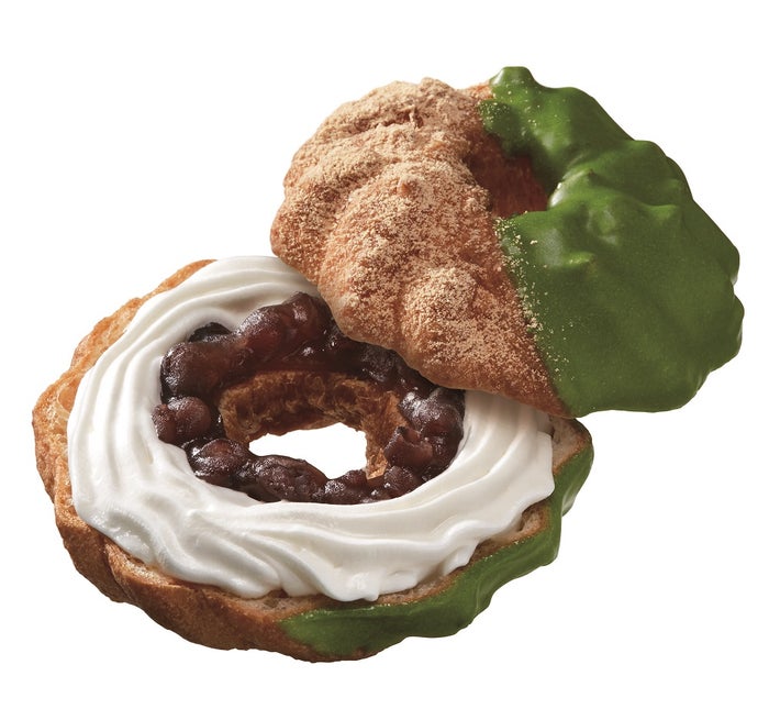 ドーナツシュー 宇治抹茶あずき(183円)/画像提供:ダスキン