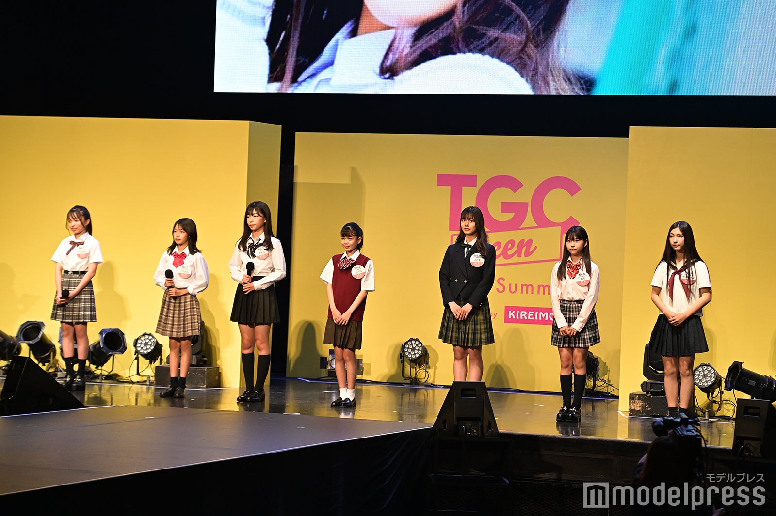 「中一ミスコン2021」ステージの様子（C）モデルプレス