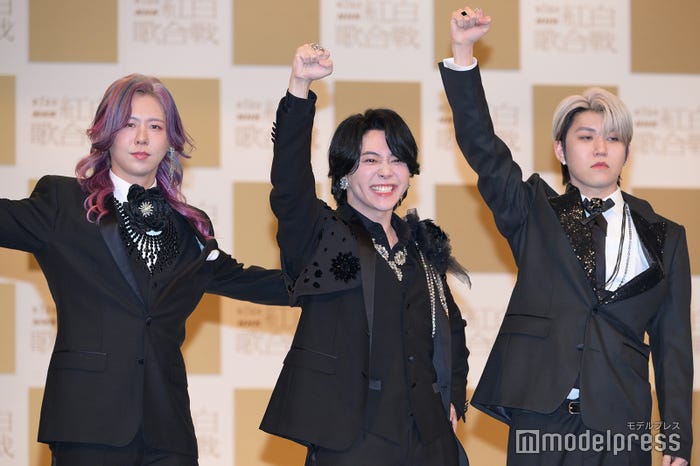 藤澤涼架、大森元貴、若井滉斗/Mrs. GREEN APPLE(C)モデルプレス